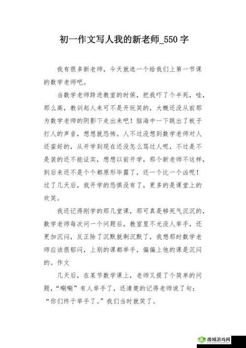 新来的老师 3：教育新秀的成长之路