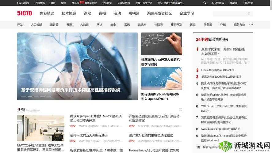 51cto 官网：专业 IT 学习与资源平台