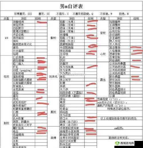 s 给 m 的任务表:包含具体任务事项与要求的详细列表